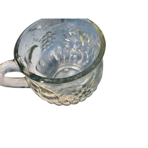 Glass punch bowl glasses / mugs (6) - Picture 8 of 10